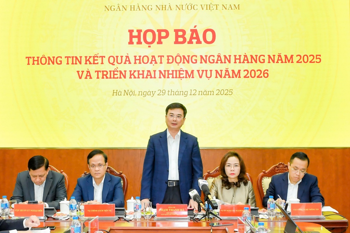 nhnn thong tin ket qua hoat dong ngan hang nam 2025 va trien khai nhiem vu nam 2026