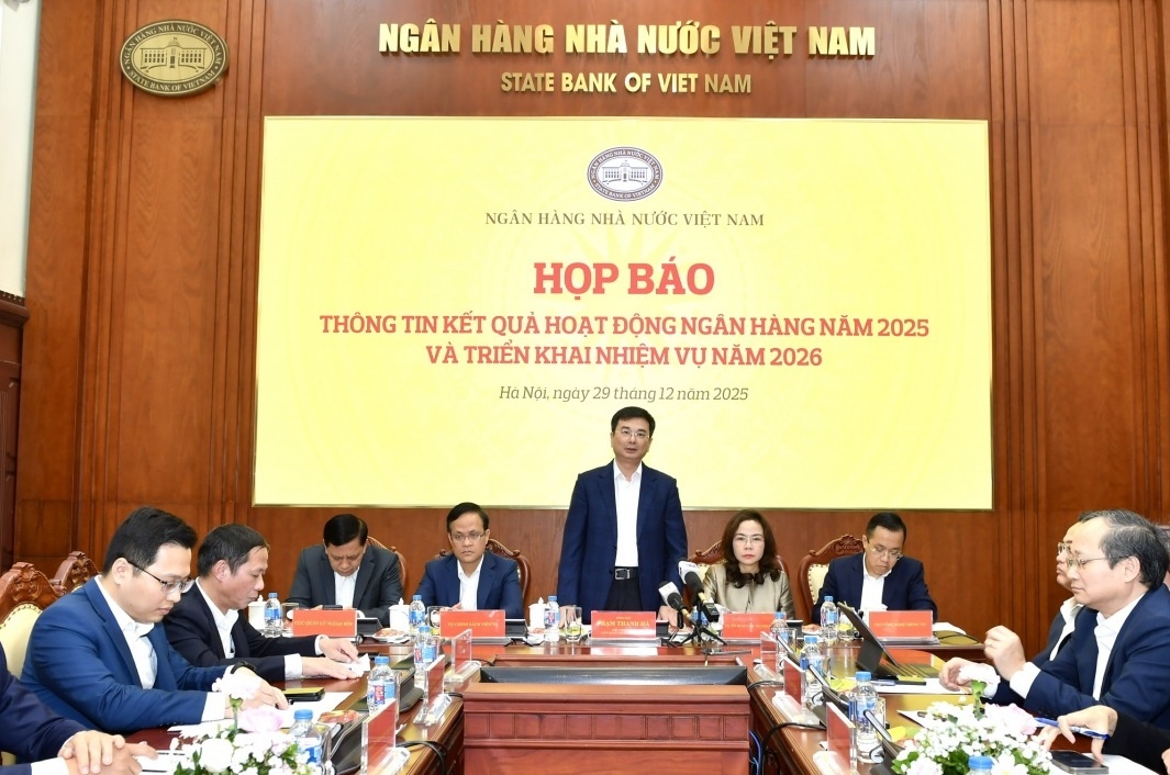 nhnn thong tin ket qua hoat dong ngan hang nam 2025 va trien khai nhiem vu nam 2026